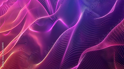 abstract lines background gradient in cyberpunk style