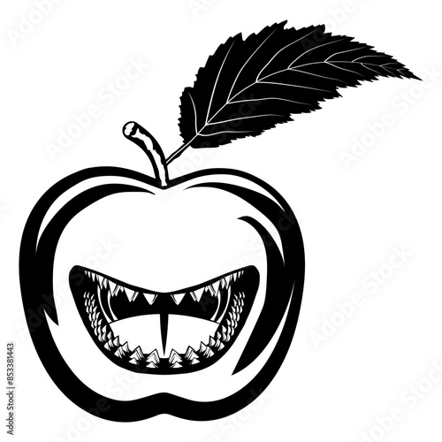 Apple with Teeth Apple Fruit Apple