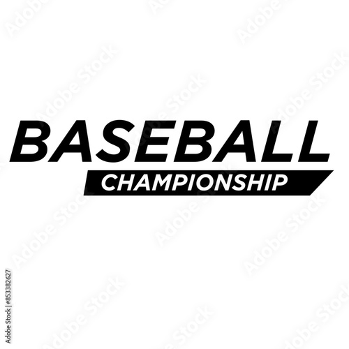 Baseball Championship Logo
