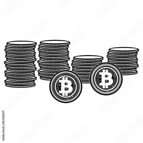 Bitcoin Pile Bitcoin Crypto Currency Bitcoin