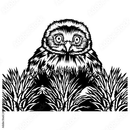 Camouflage Owl