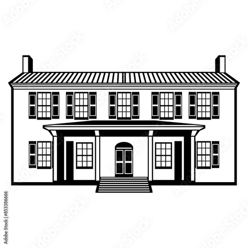 Colonial House Colonial Architecture Mansion Colonial House