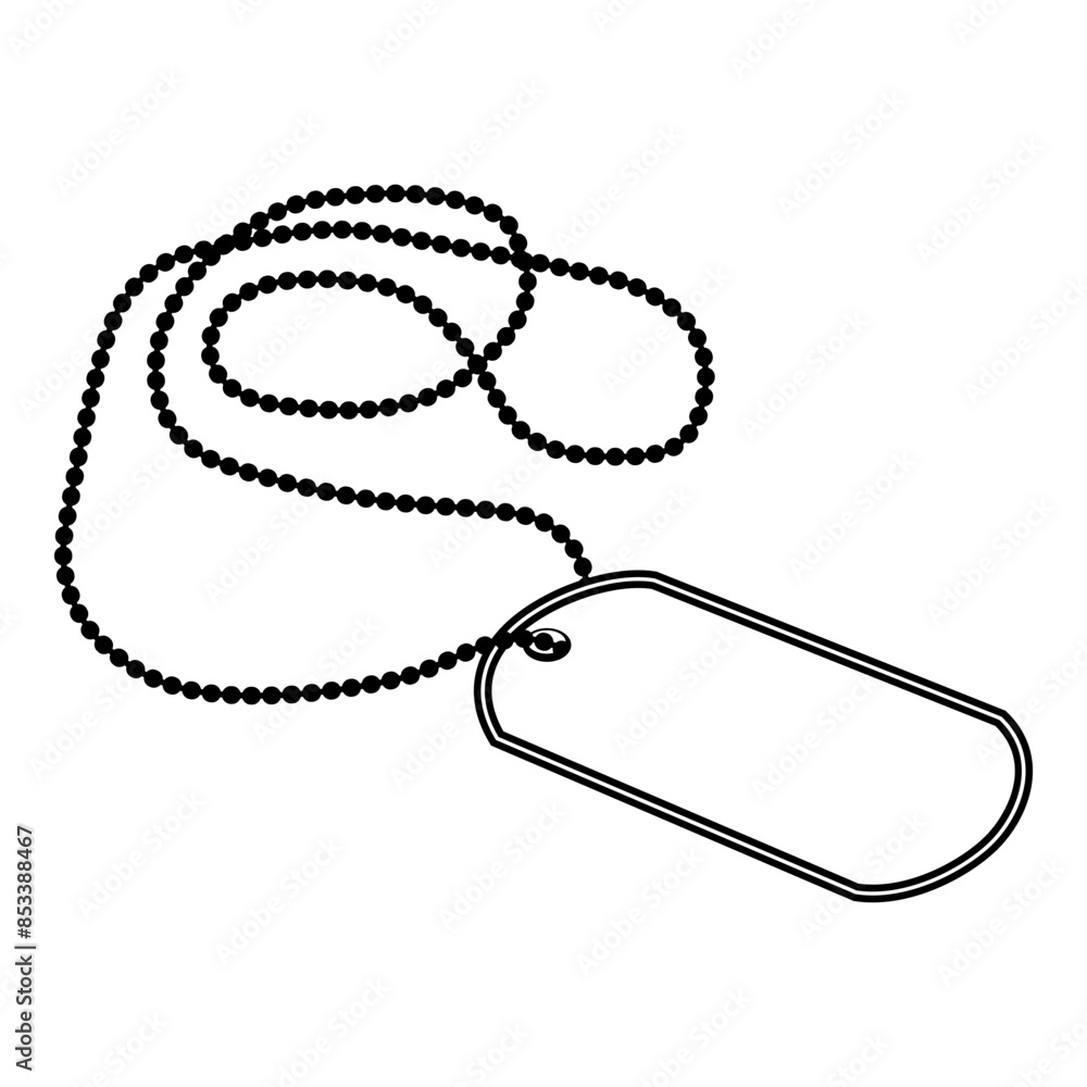 Fototapeta premium Dogtag