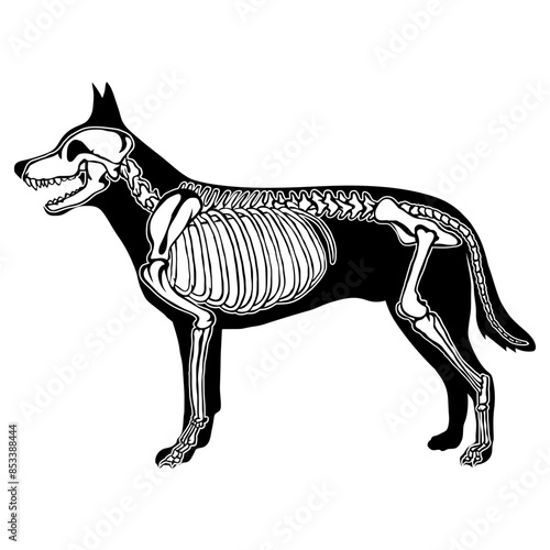 Dog Skeleton  Dog Kanine Dog Skeleton