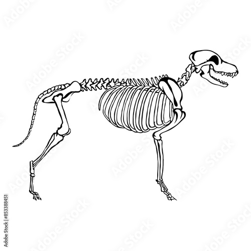 Dog Skeleton  Dog Kanine Dog Skeleton