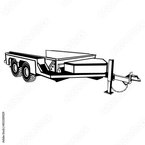 Drop Down Trailer Boat Trailer Car Trailer Trailer