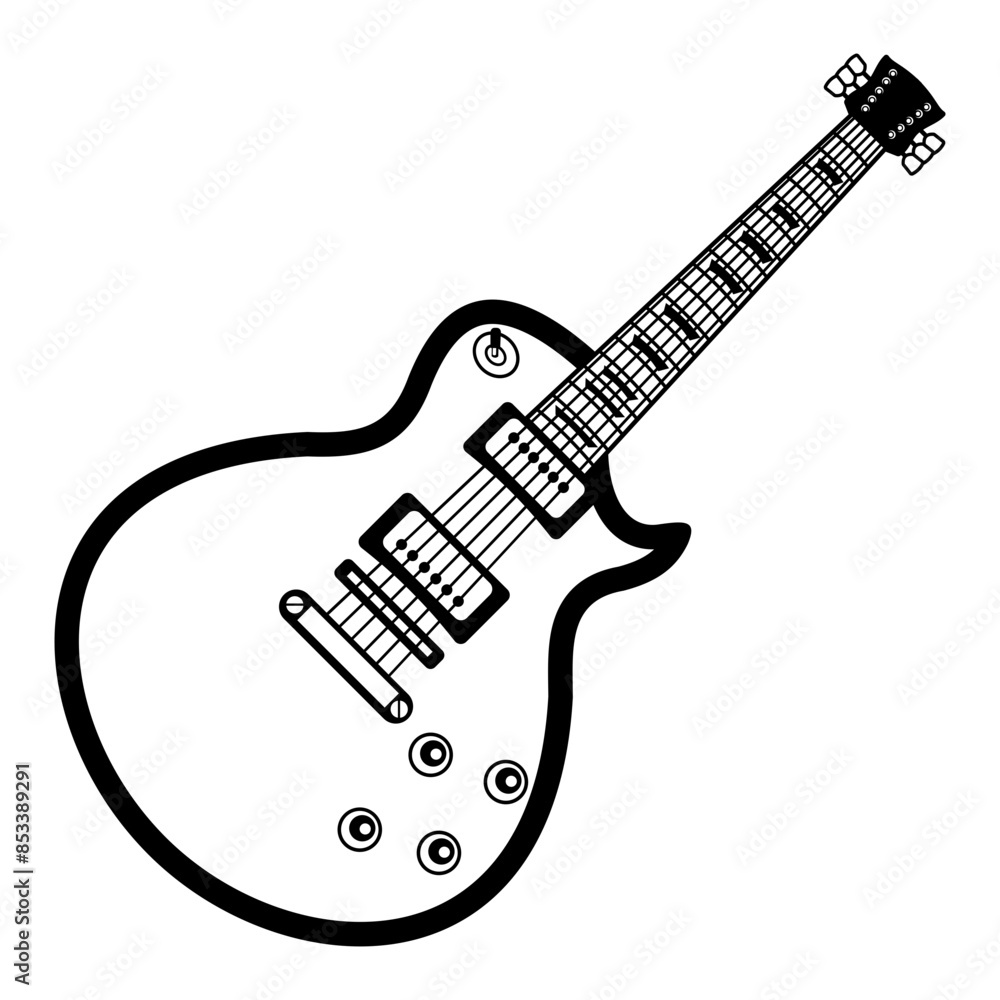 Fototapeta premium Electric Guitar Design