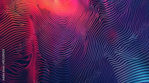 abstract lines background gradient in cyberpunk style