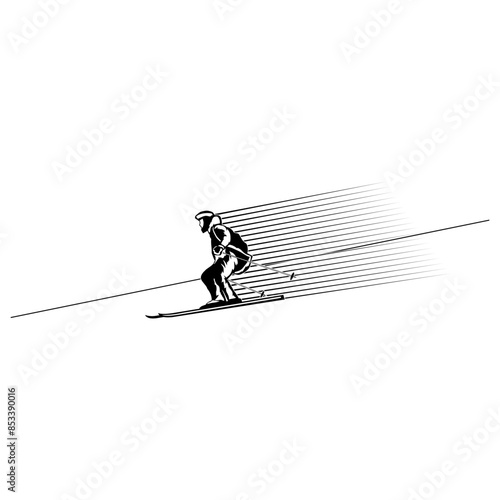 Fast Skiing Skiing Skis Skiing