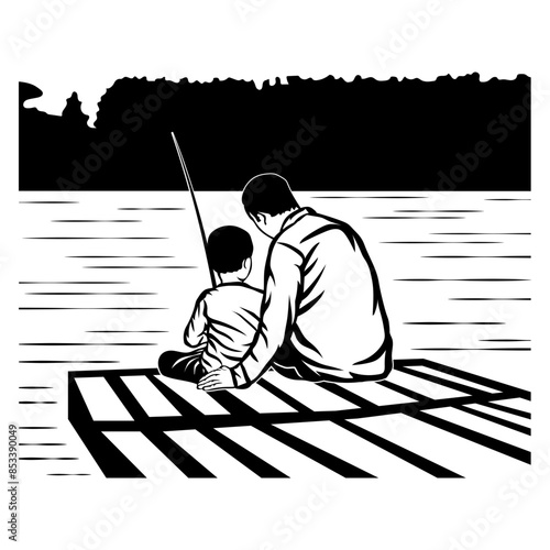 Father Son Fishing