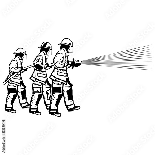 Firefighter Fire Hose