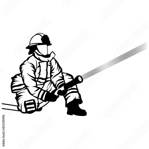Firefighter Fire Hose