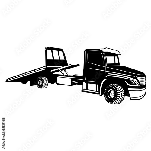 Flatbed Tow Truck