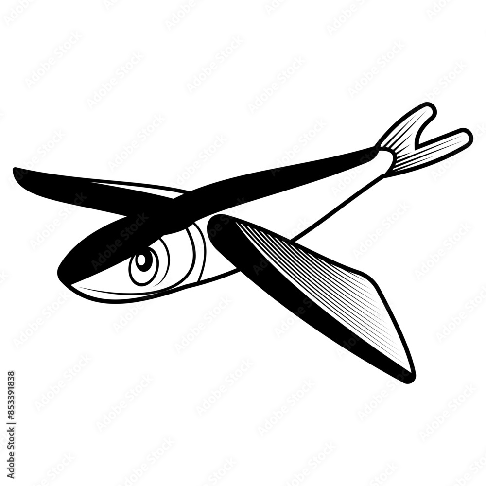Obraz premium Flying Fish Fishing Fish Flying Fish