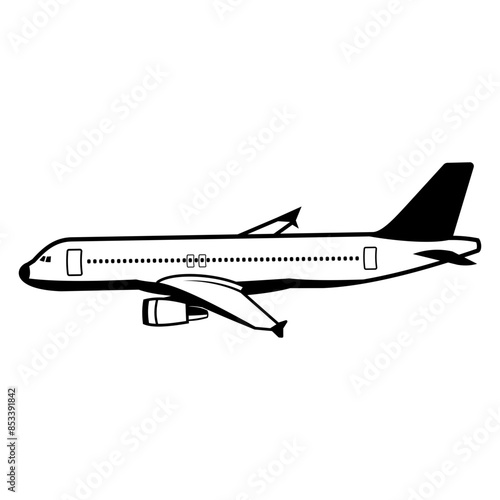 Flying Jumbo Airplane