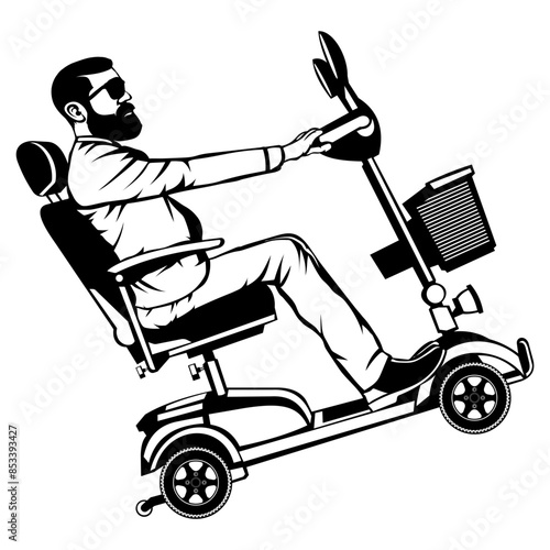 Grandpa Pop A Wheelie Senior Grandfather Grandpa