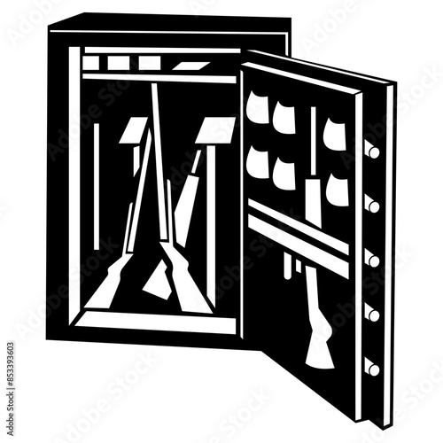 Gun Safe Opening Gun Owner Hunter Gun Safe