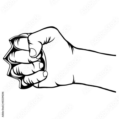 Hand With Brass Knuckles