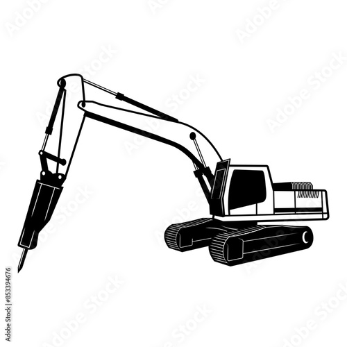Heavy Equipment Hydraulic Breaker