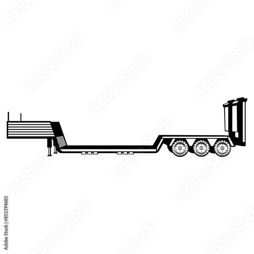 Heavy Equipment Low BoyTrailer
