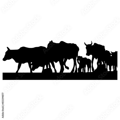 Herd Of Cattle Cattle Rancher Cattle