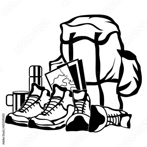 Hiking Logo Design