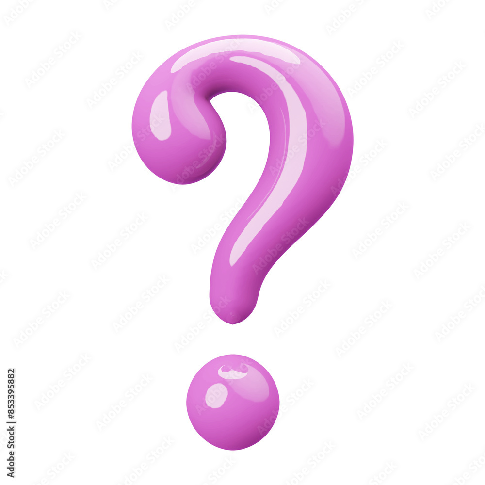Question Mark 3D Icon Question Mark 3D Icon