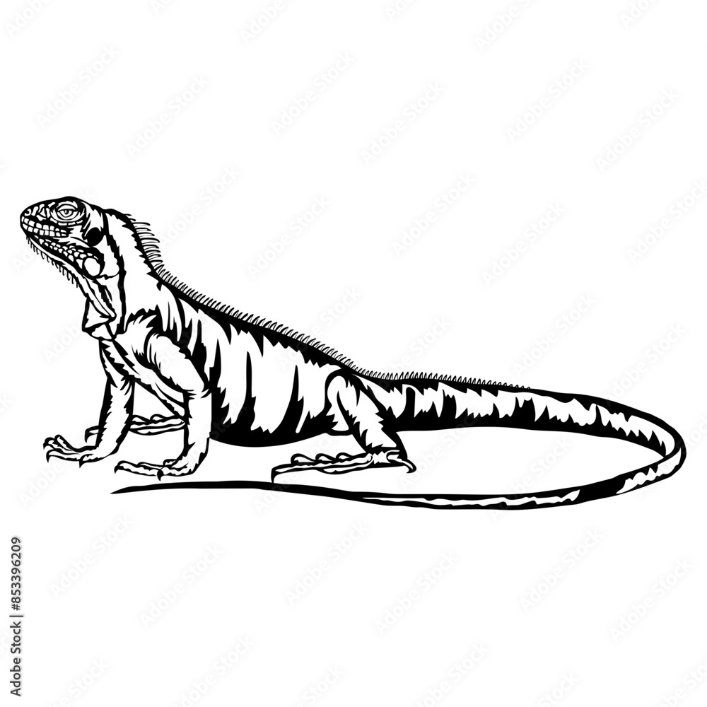 Obraz premium Iguana Iguana Lizard Iguana