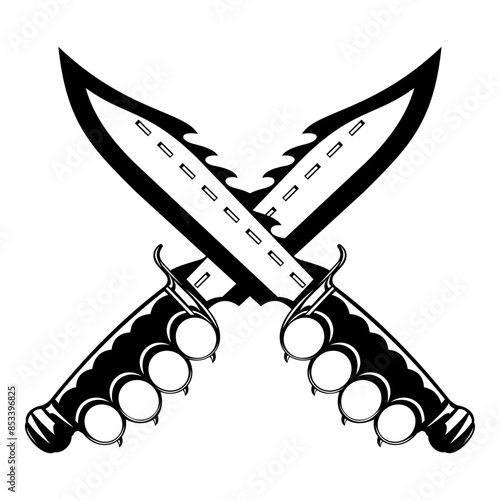 Knife Brass Knuckle Logo