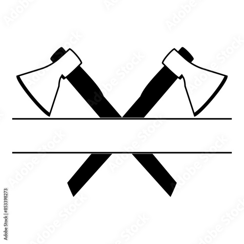 Lumberjack Axe Split Monogram Logo