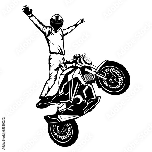 Motorcycle Stunt Motorcycle Biking Motorcycle
