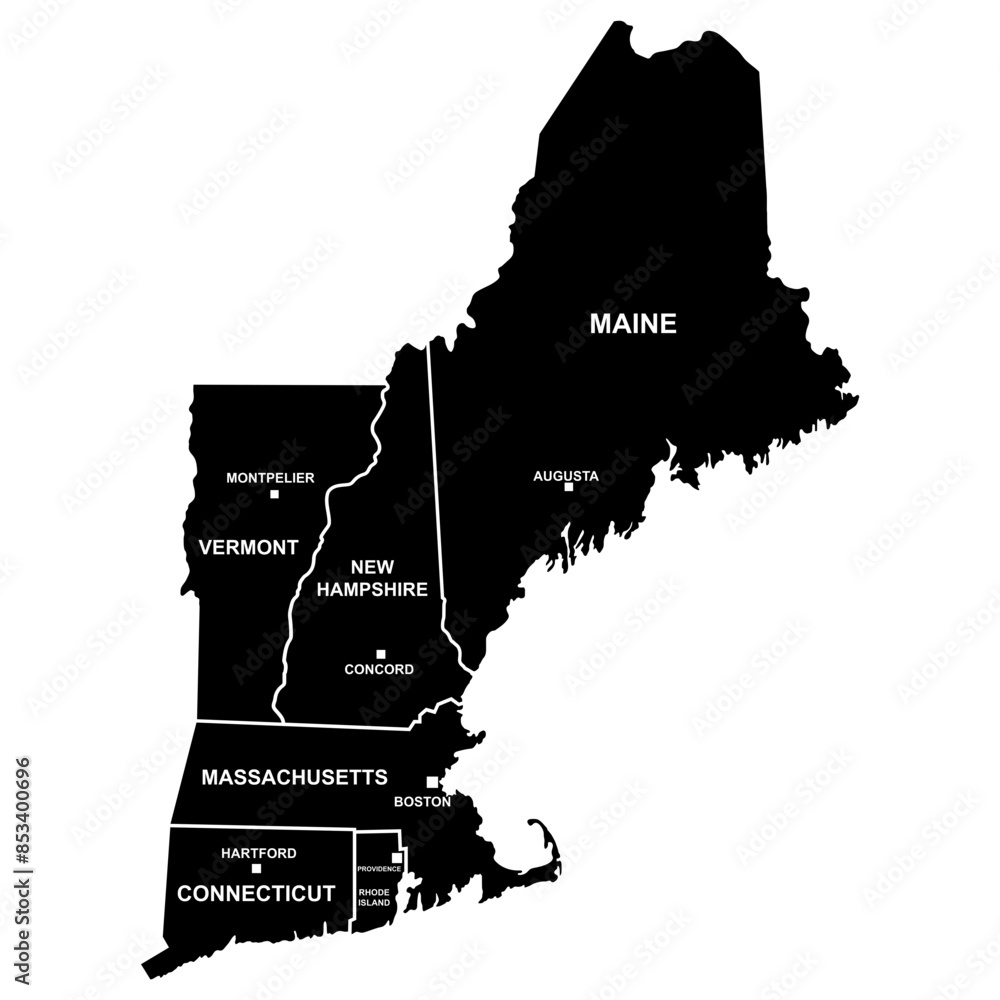 custom made wallpaper toronto digitalNew England Map States New England New England