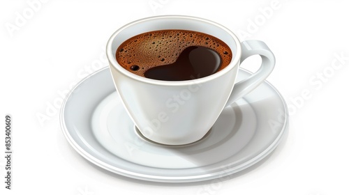 A Cup of Coffee on a Saucer