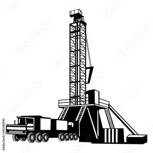 Oil Drilling Truck