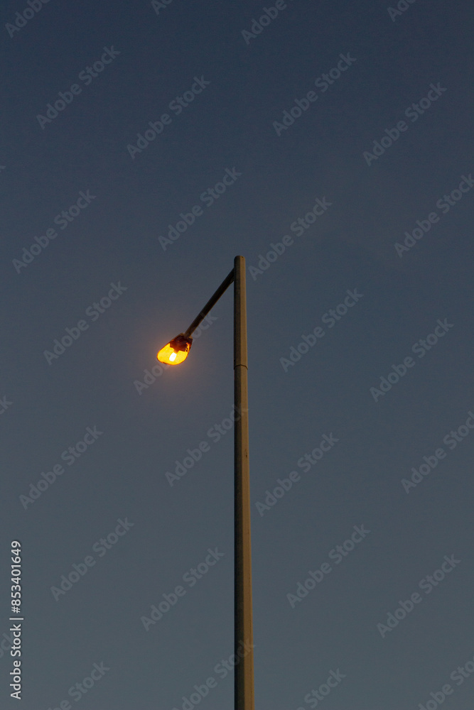Minimalistic single Lamp on the Afternoon Minimalistic single Lamp on the Afternoon
