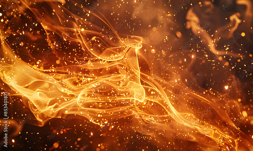 fire spark burn on dark background fire spark burn on dark background