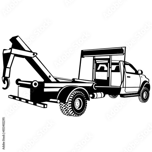 Pickup Truck With Hook