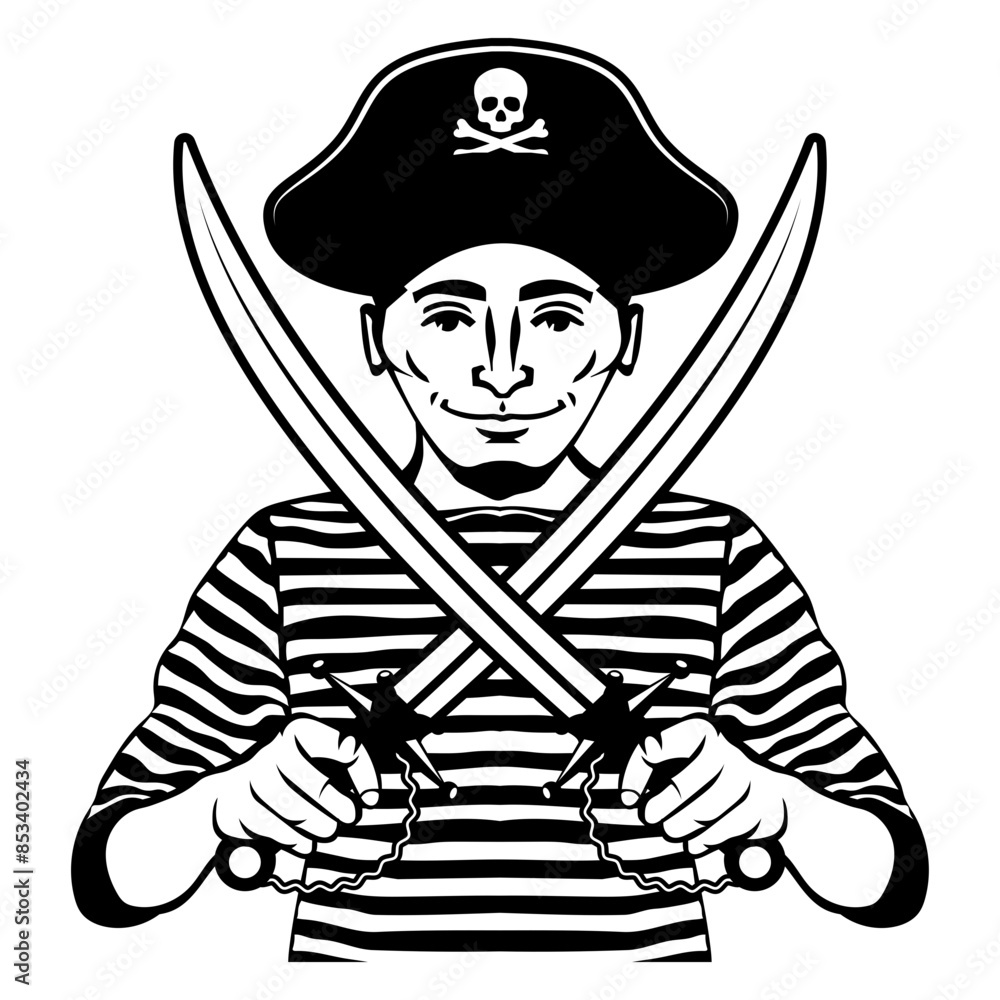 Obraz premium Pirate Captain