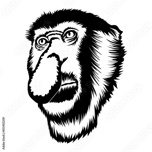 Proboscis Monkey Mascot