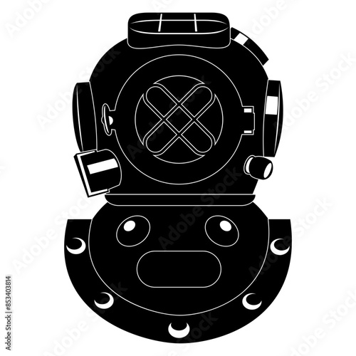 Retro Diving Helmet
