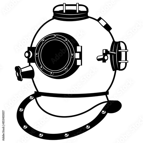 Retro Diving Helmet