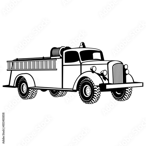 Retro Fire Truck