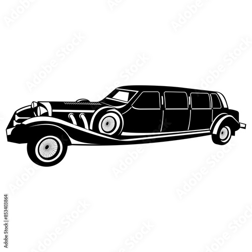 Retro Limousine  Limousine Vintage Limousine Limousine