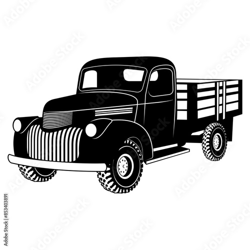 Retro Pick Up Truck