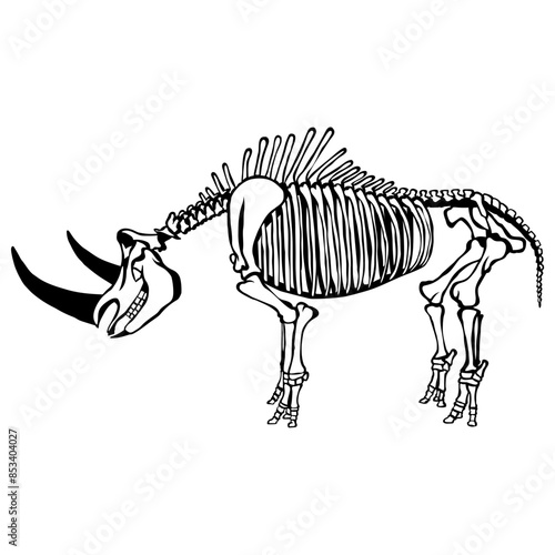 rhino skeleton