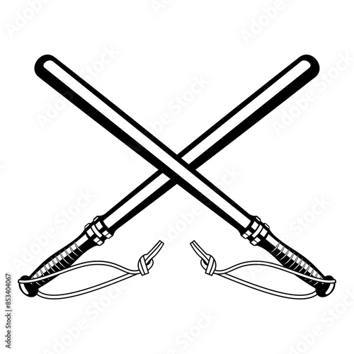 Riot Police Billy Club Logo