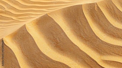 Desert Serenity: Close-up of Intricate Wind-Sculpted Sand Patterns