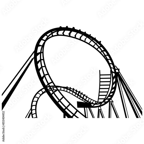 Roller Coaster Top View