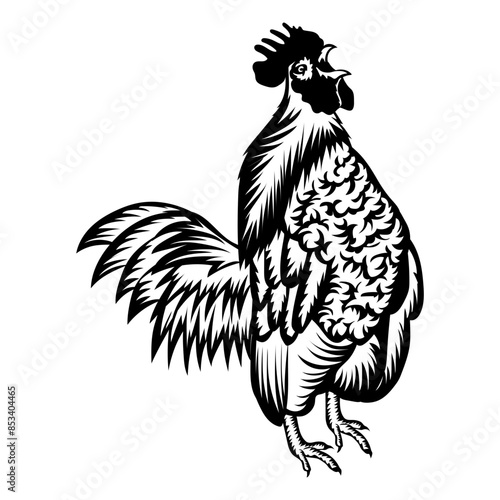 Rooster Crowing Cock-a-doodle-doo