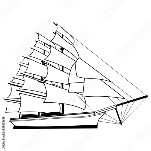 Ship Sailing Nautical
